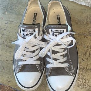 grey converse all star shoes